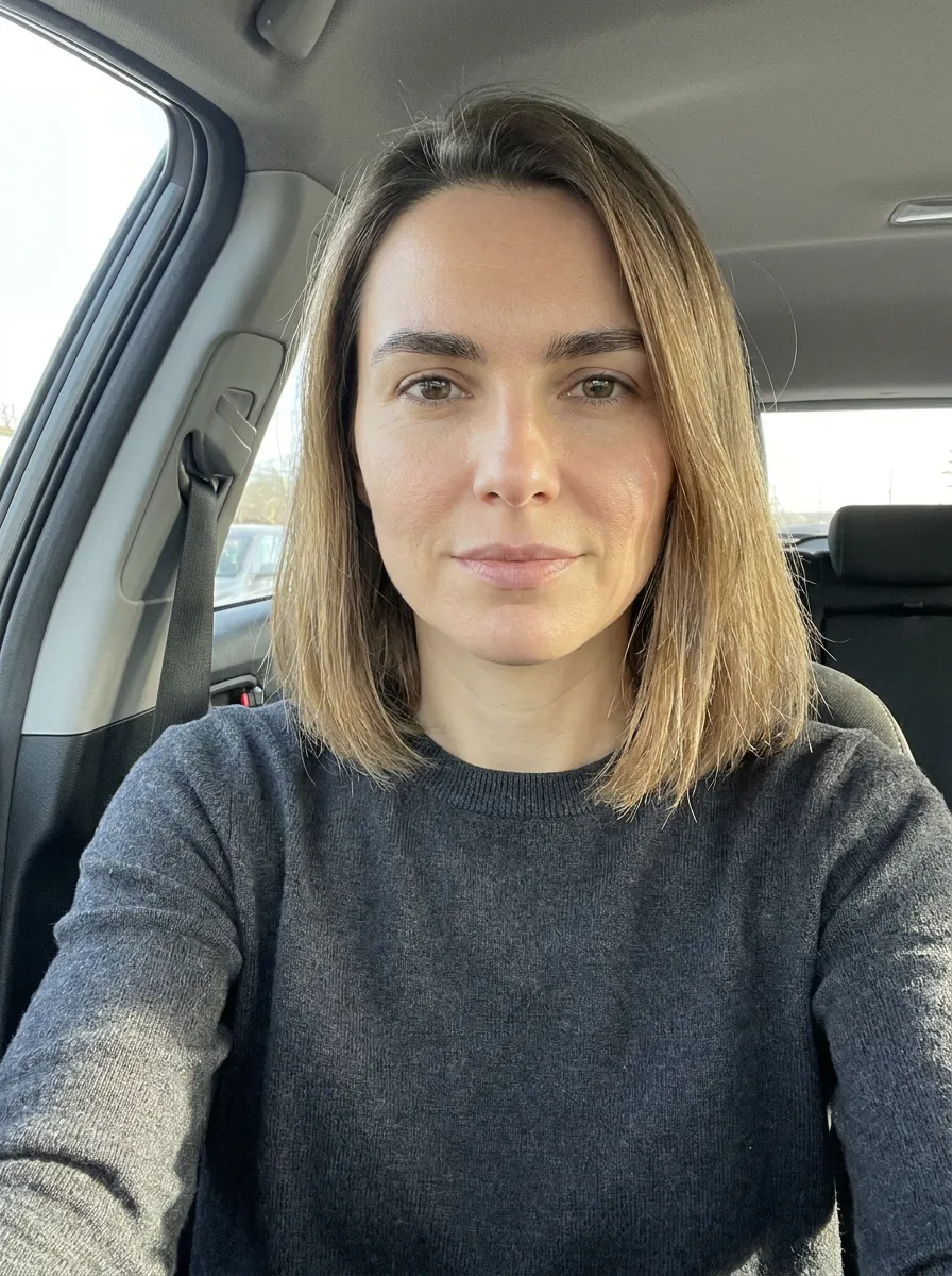 Before: source photo for headshot example 8